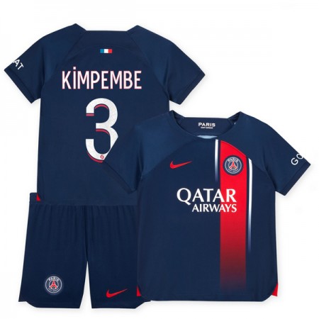 Paris Saint-Germain 2023-24 Kimpembe 3 Domácí - Dětské Fotbalové Dresy (S/S) Paris Saint-Germain 2023-24 Kimpembe 3 Domácí - Dětské Fotbalové Dresy (S/S)